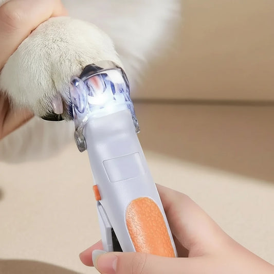 ergonomic LED pet trimmer handle