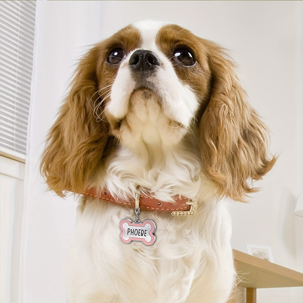 Personalized Bone-Shaped Pet ID Tag