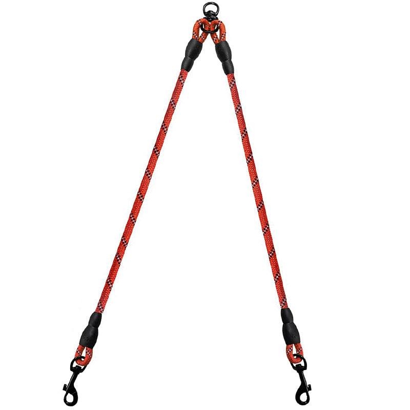 Dual Dog Leash for Walking Two Dogs