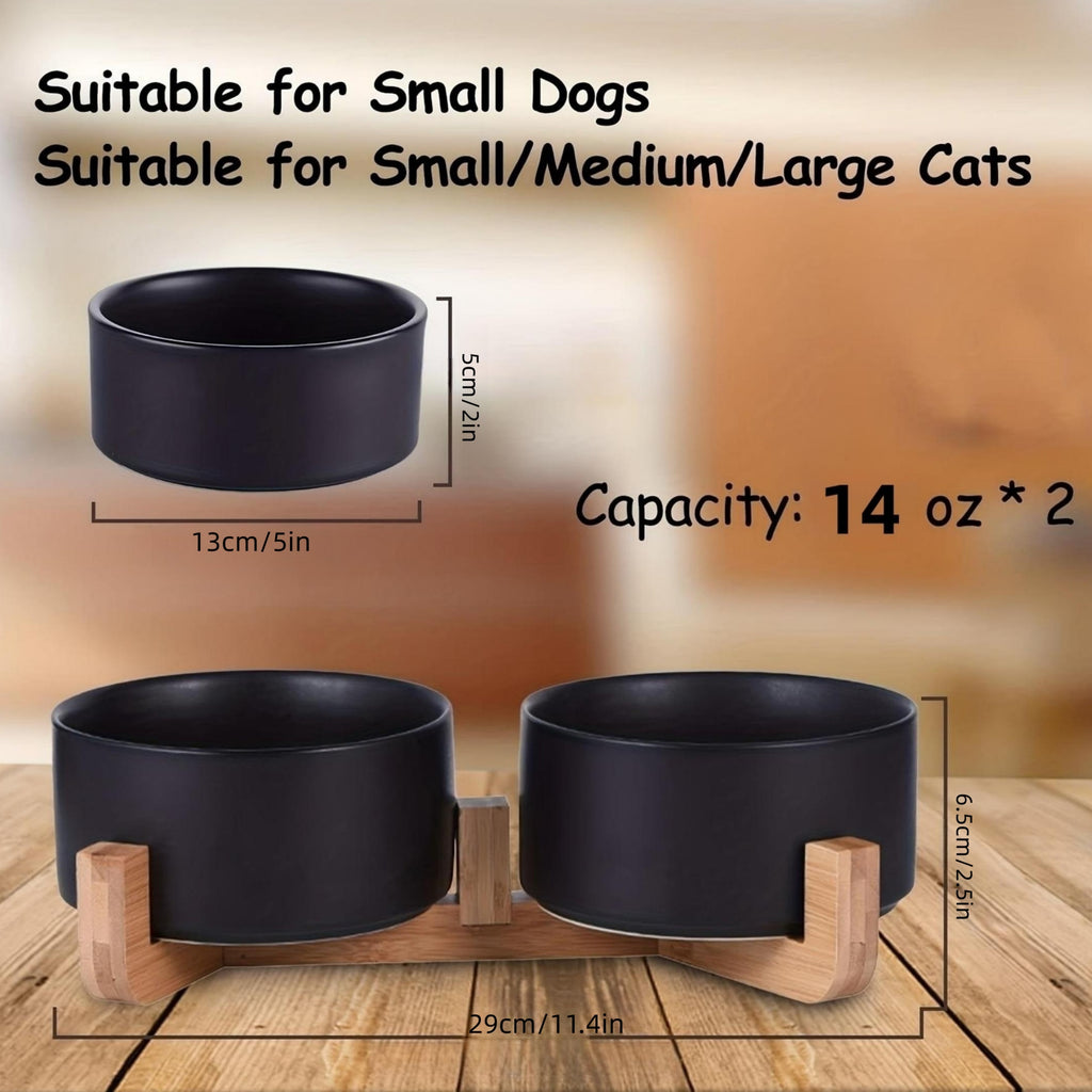 Double Pet Bowl for Food & Water