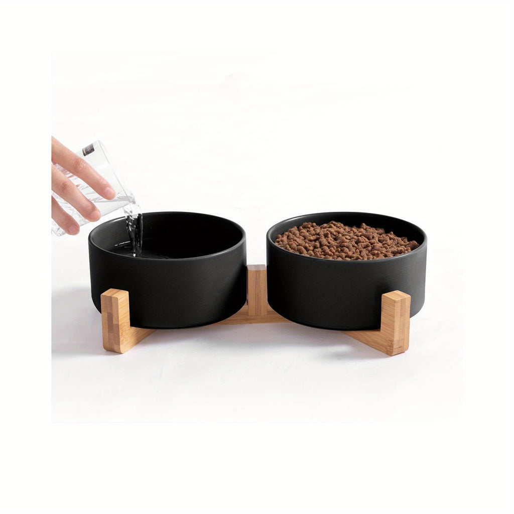 Double Pet Bowl for Food & Water