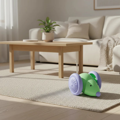 Automatic cat toy play