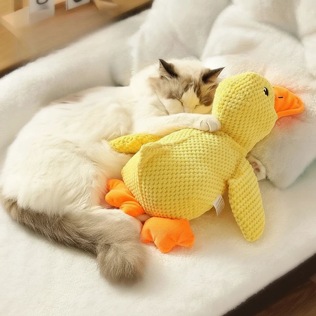 Duck chew toy for small medium large dogs and cats