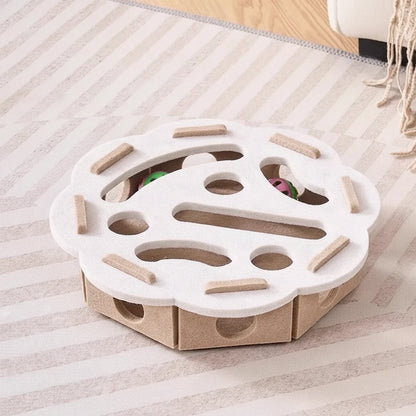 Indoor cat entertainment toy