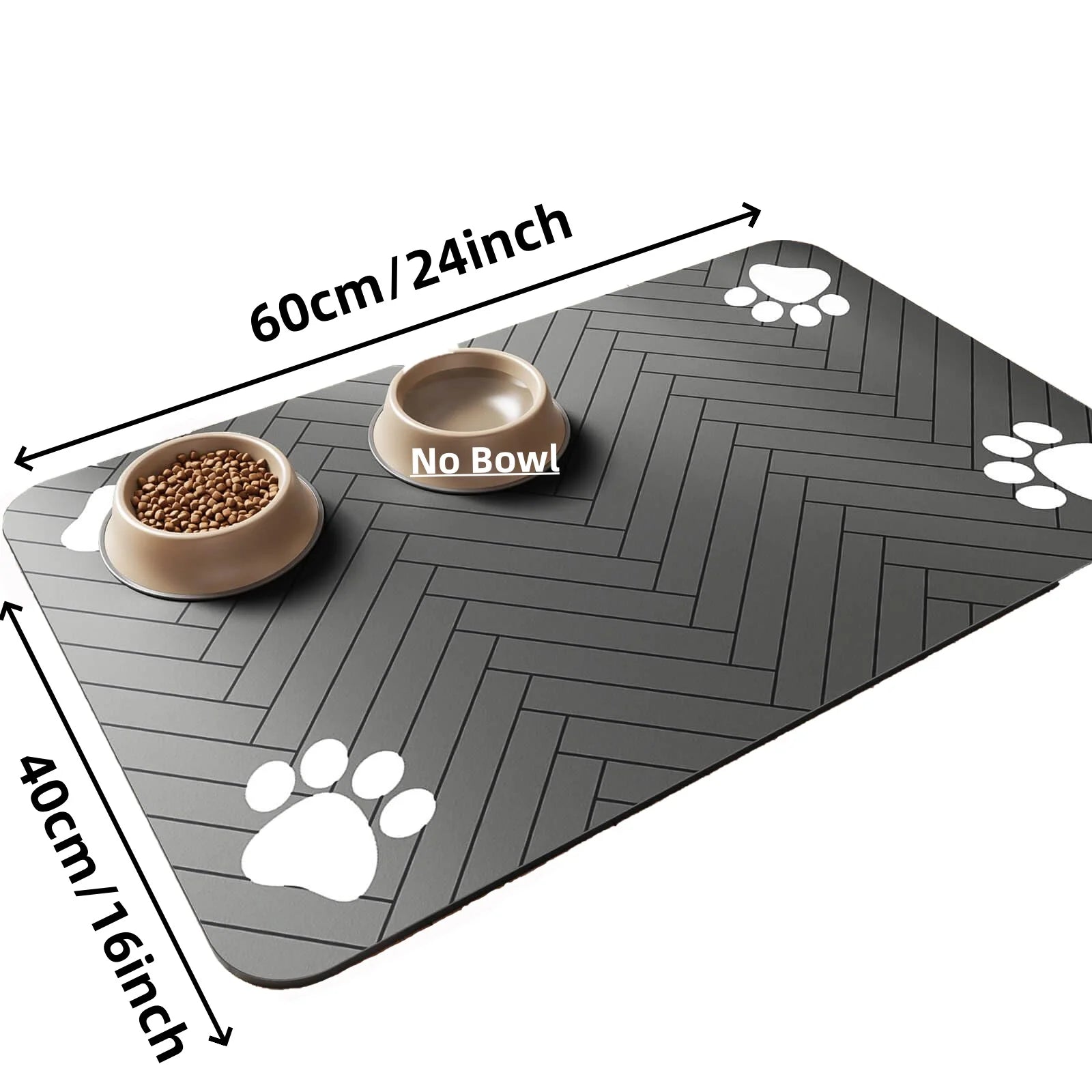 Absorbent Pet Feeding Mat | Non-Slip Food Mat for Pets