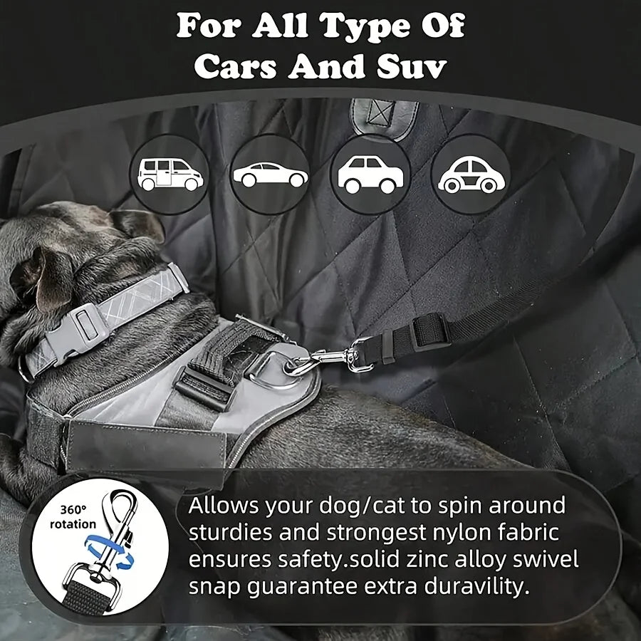 Adjustable Pet Seat Belt for Car Safety