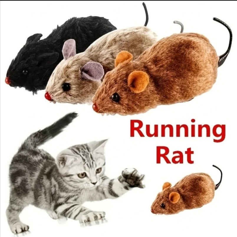 Interactive Running Mouse Toy for Cats