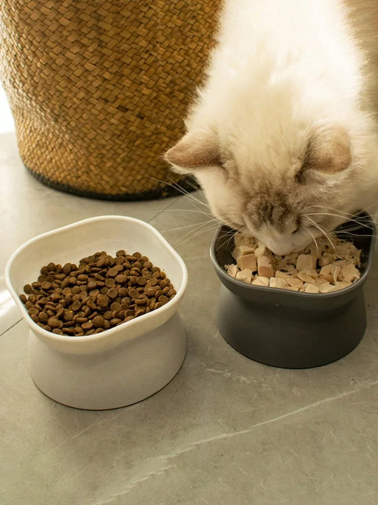 Anti-Slip Plastic Pet Bowl for Dogs & Cats