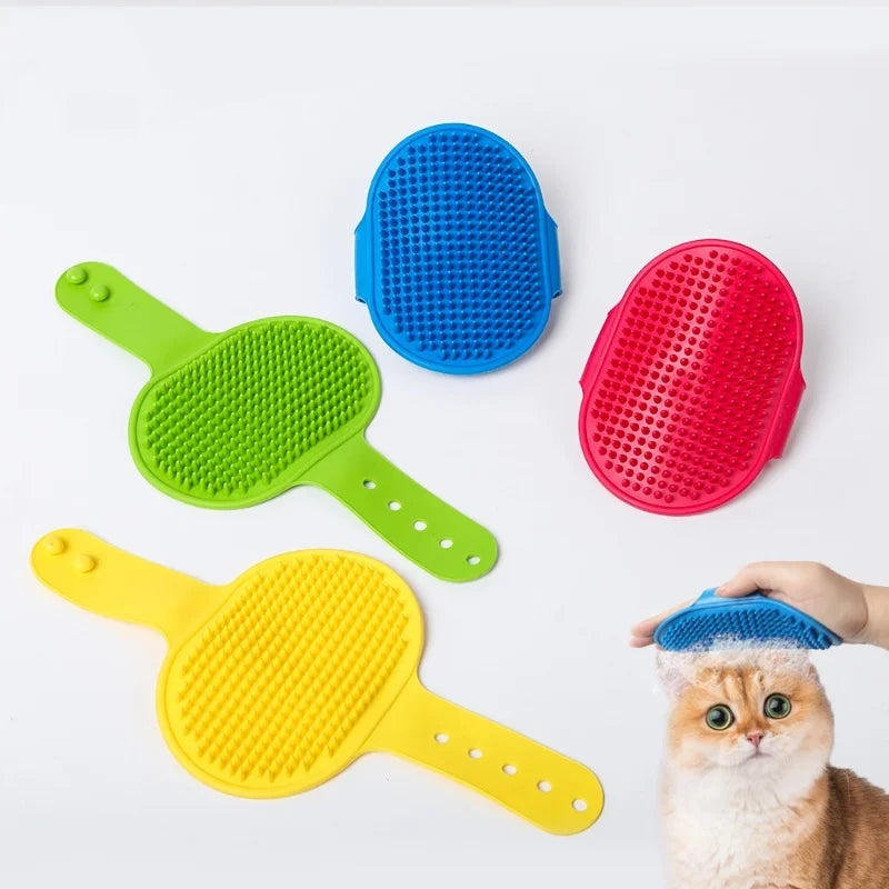 Soft Silicone Bath Brush for Pets