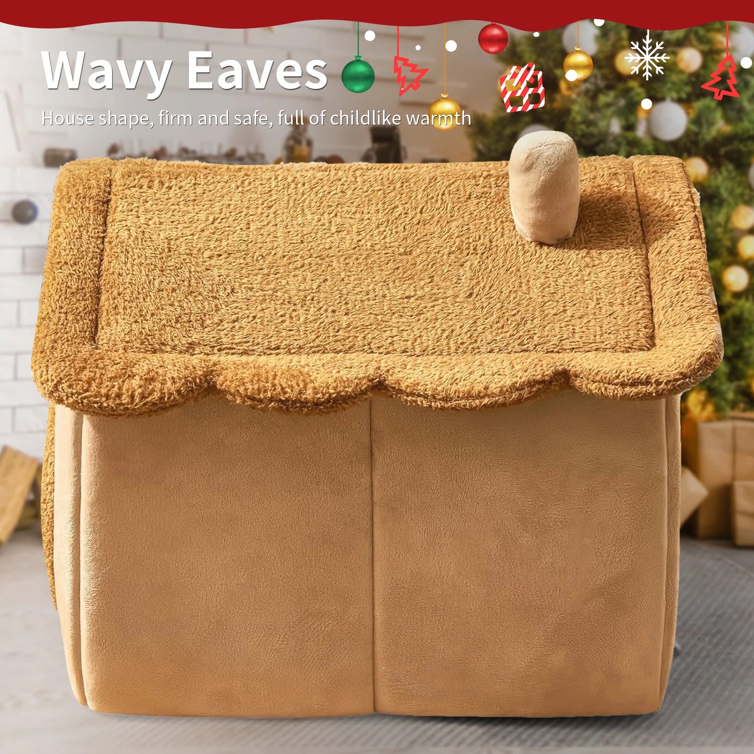 Plush Pet Bed for Dogs & Cats – Warm & Comfortable