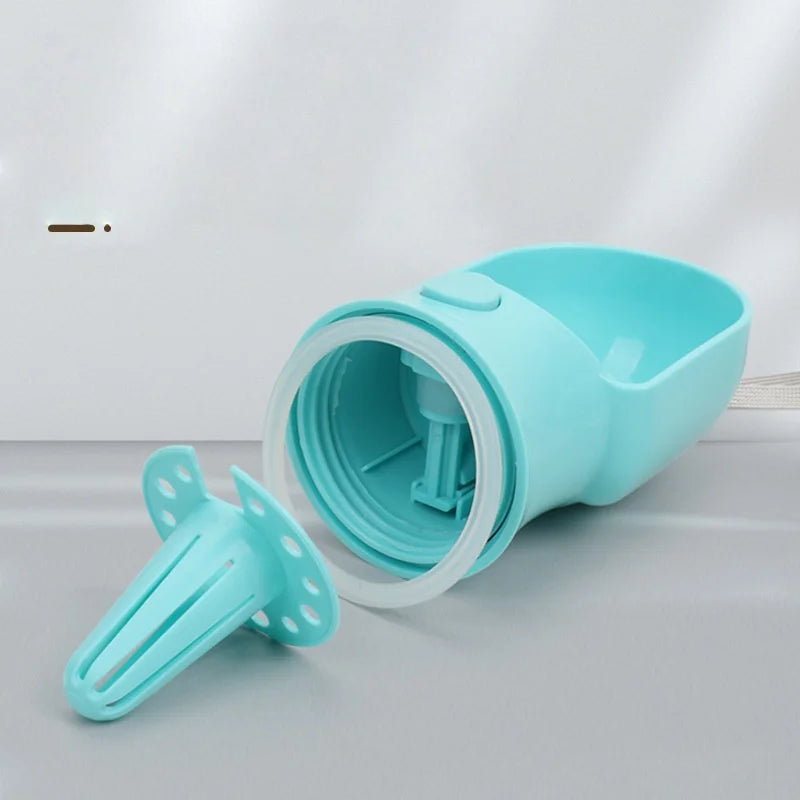 Portable Pet Water Bottle with Food Container
