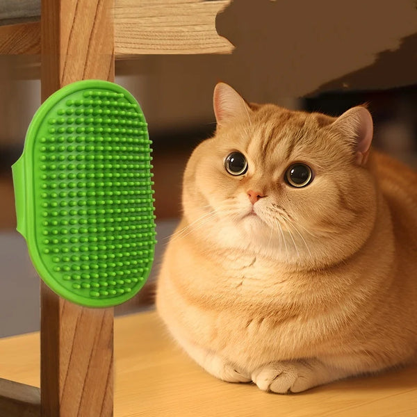 Soft Silicone Bath Brush for Pets
