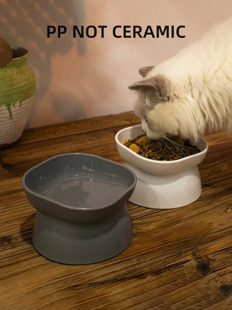 Anti-Slip Plastic Pet Bowl for Dogs & Cats