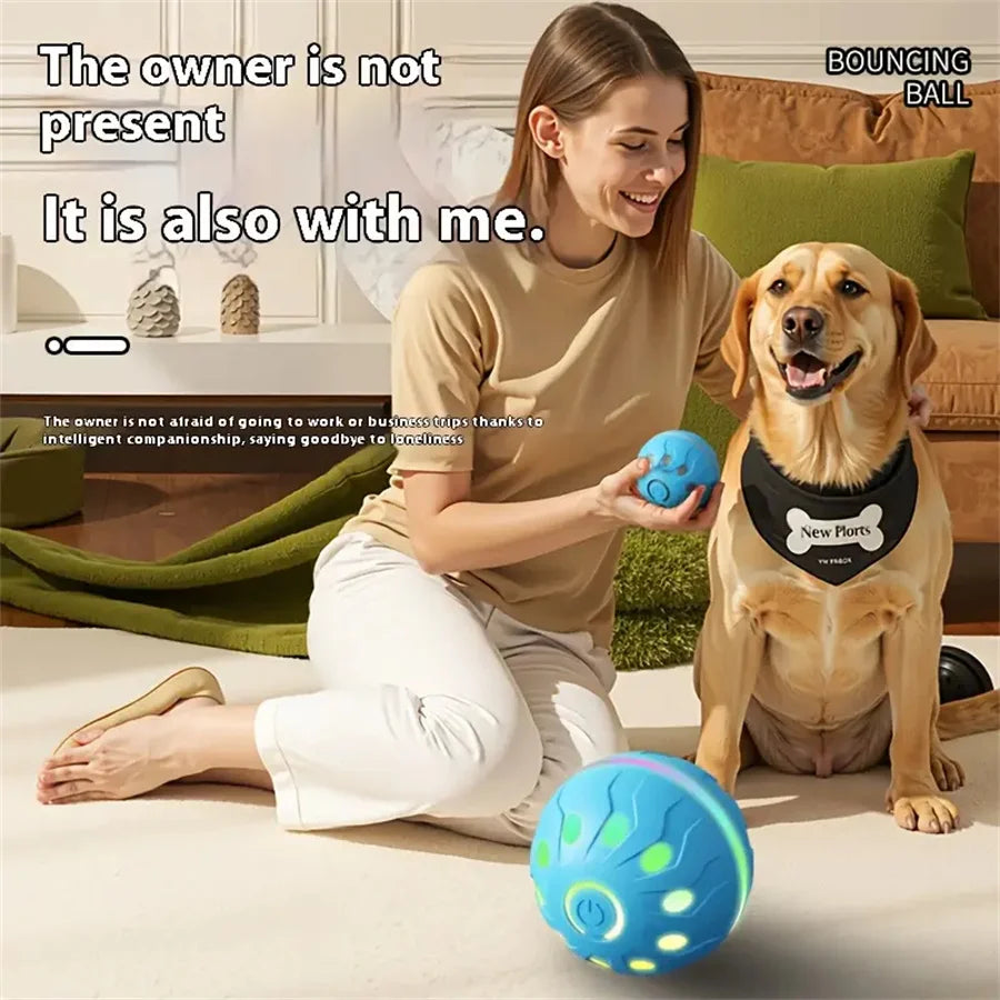 Automatic Moving Bouncing Ball Toy for Dogs & Cats