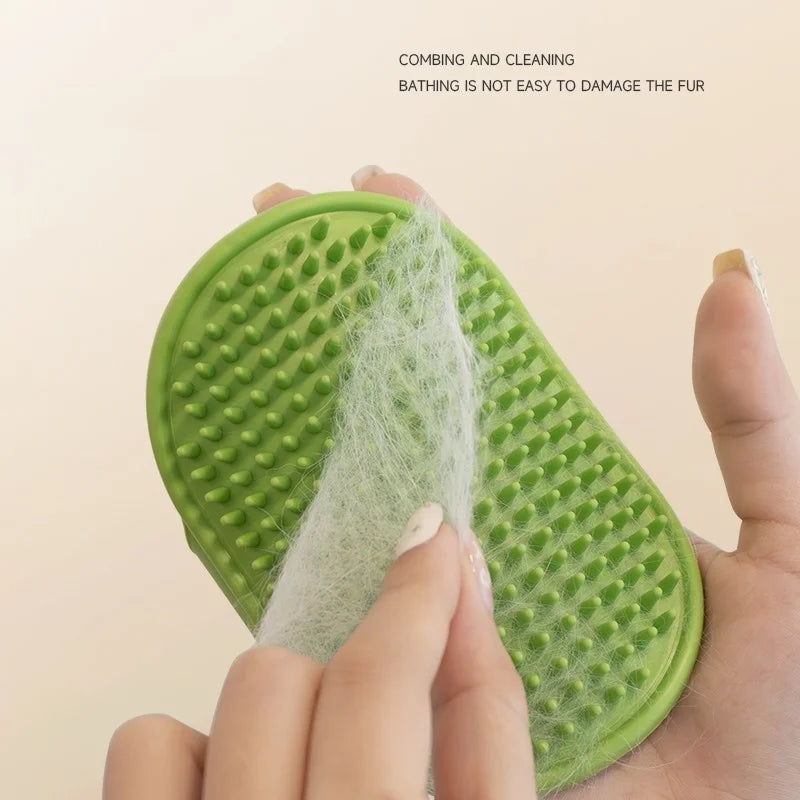 Soft Silicone Bath Brush for Pets