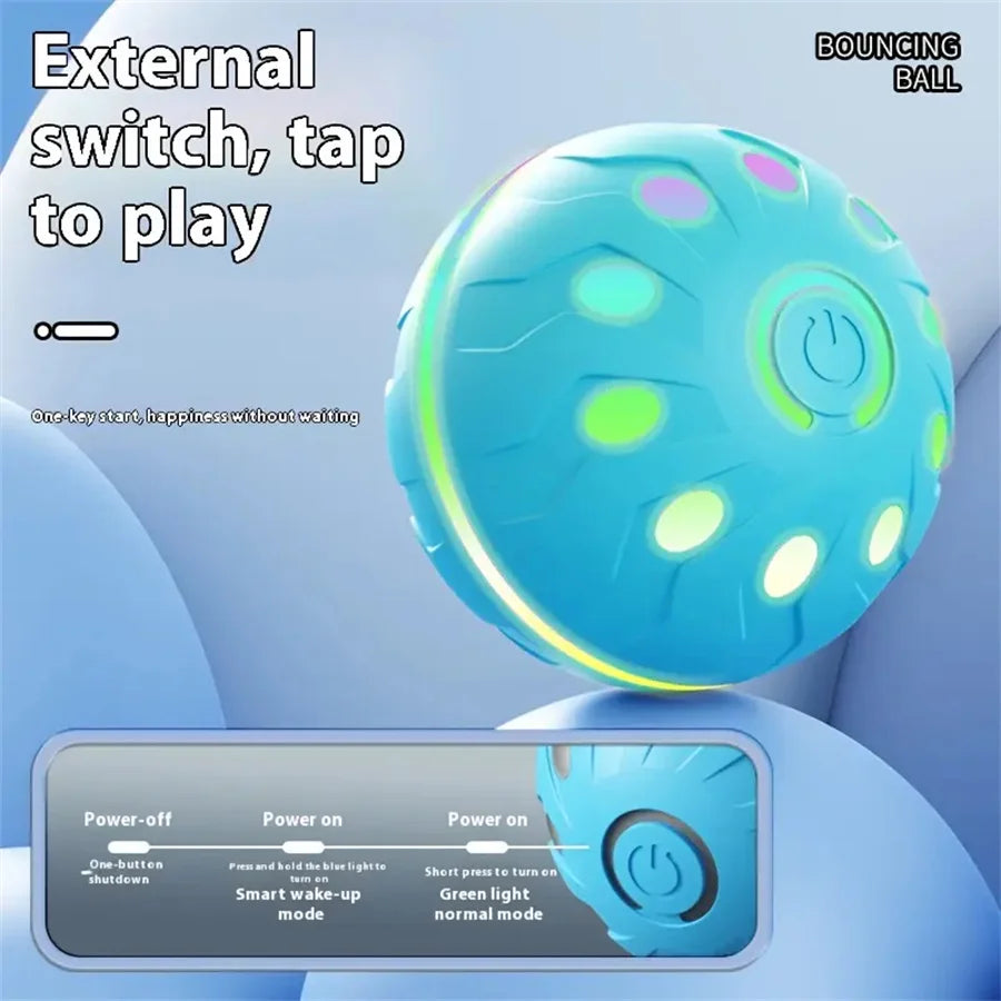 Automatic Moving Bouncing Ball Toy for Dogs & Cats