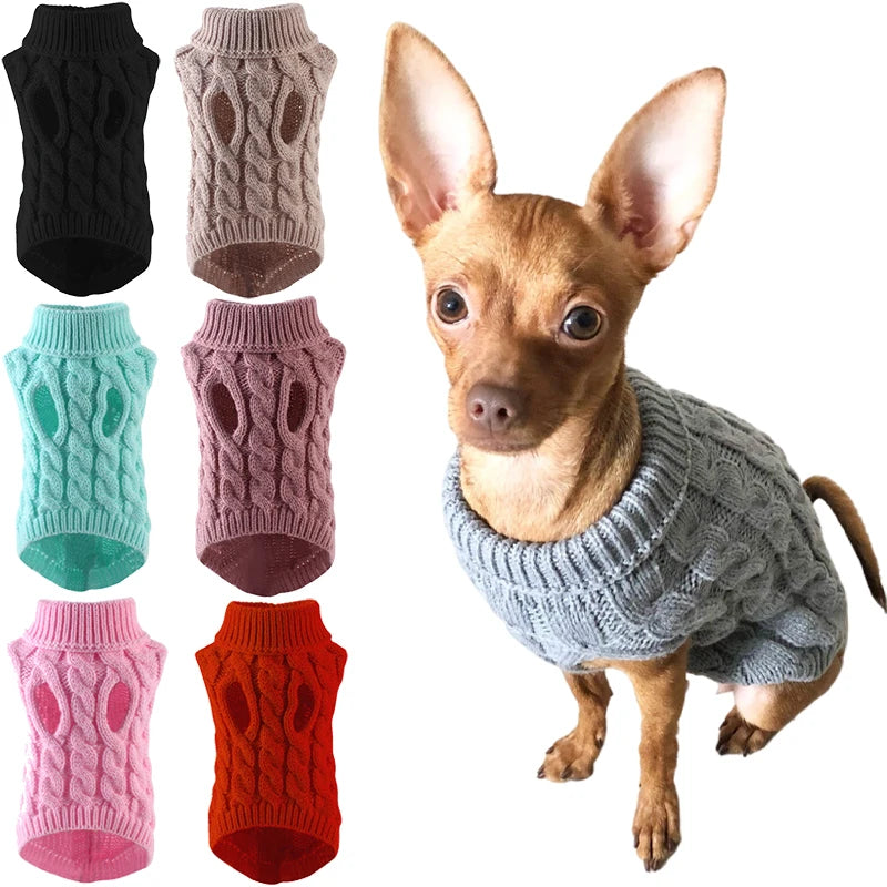 Warm Turtleneck Sweater for Dogs & Cats