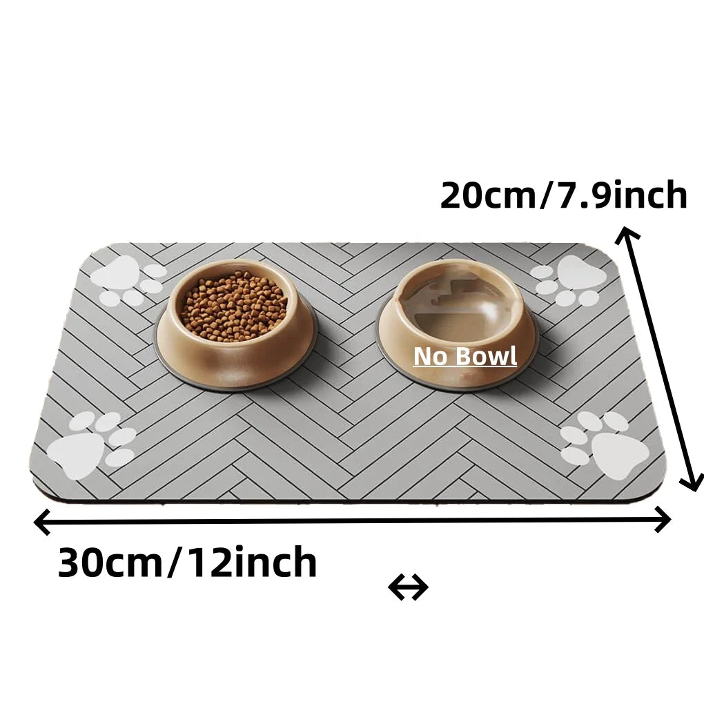 Absorbent Pet Feeding Mat | Non-Slip Food Mat for Pets