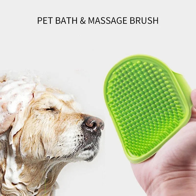 Soft Silicone Bath Brush for Pets