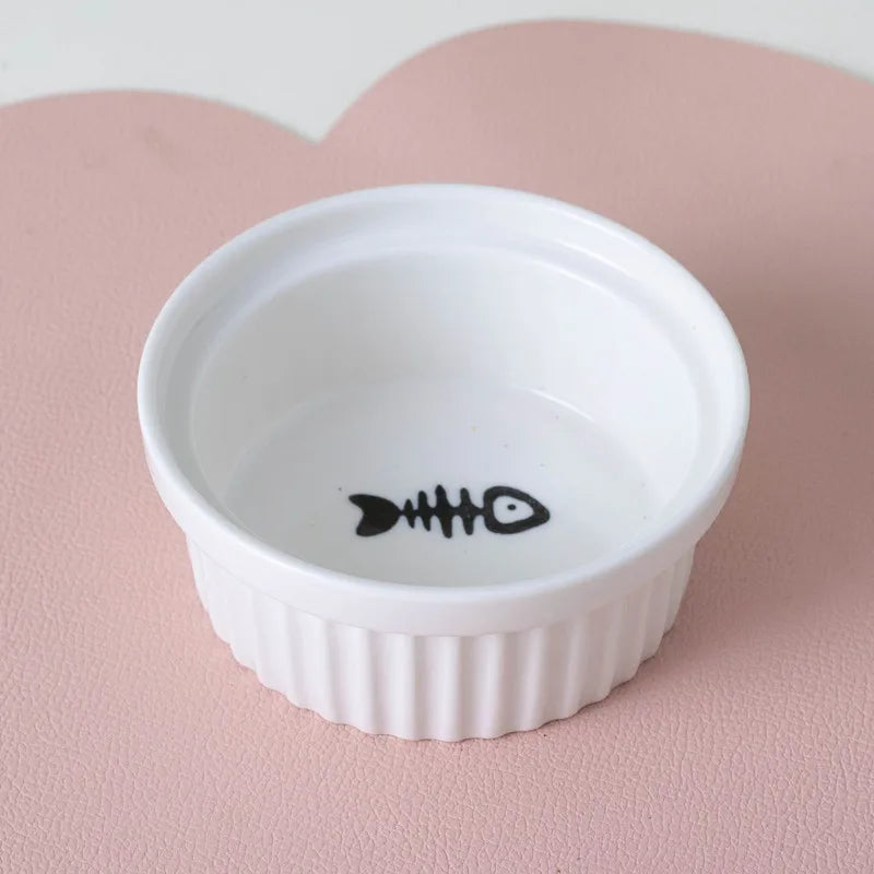 Pet Food and Water Bowl Set for Cats