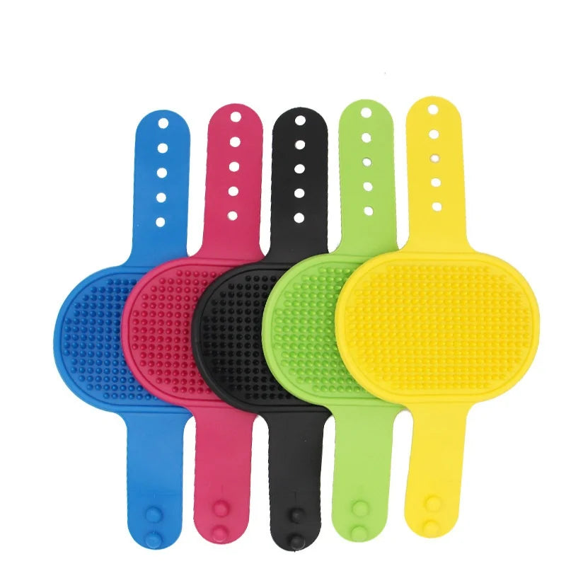 Soft Silicone Bath Brush for Pets