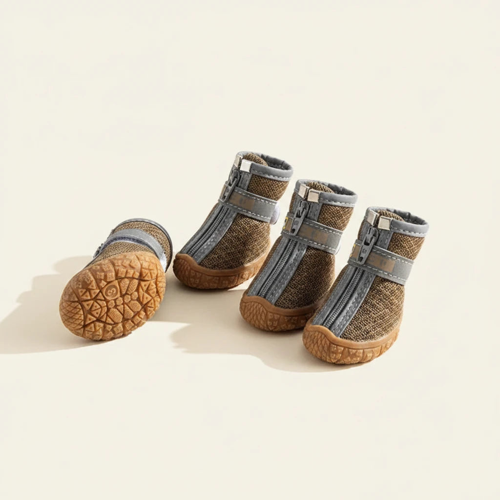 dog shoes, dog boots, paw protection, dog winter boots, dog hiking shoes, non slip dog shoes, dog paw protection