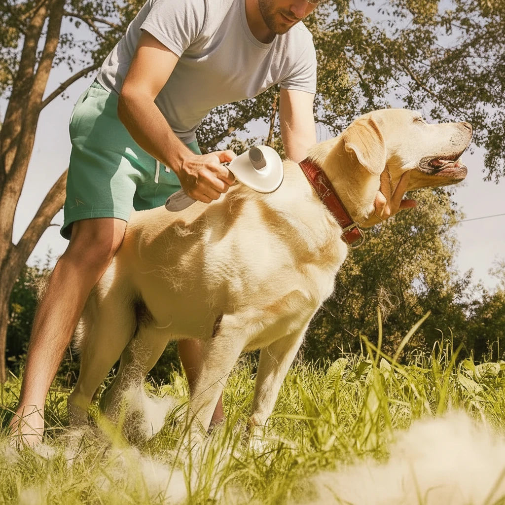 pet dematting comb for long hair
