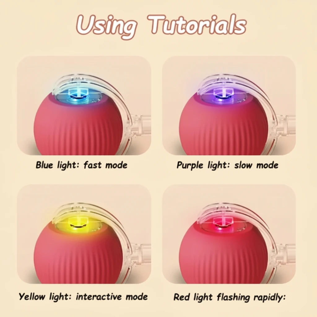 rechargeable cat toy charging cable included