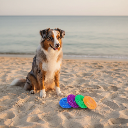 dog dental chew toy textured rubber design